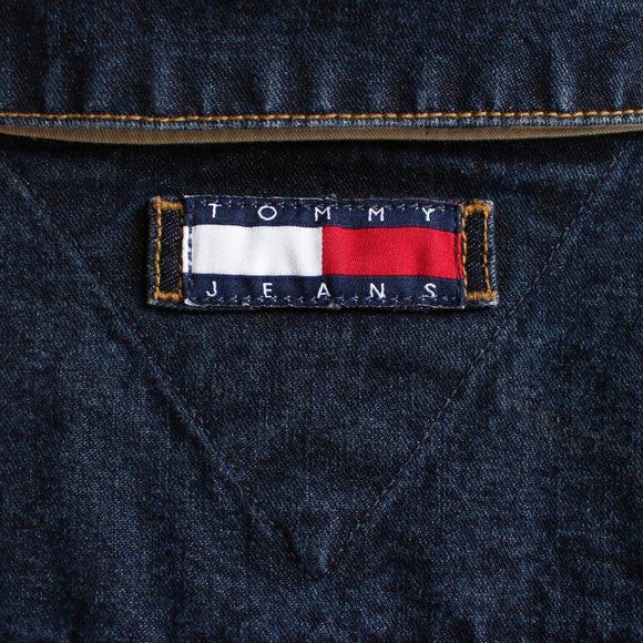 Vintage Dark Blue Tommy Jeans Denim Jacket - Picture 6 of 8